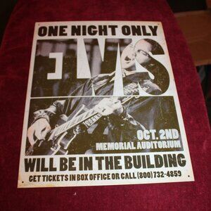 Vintage Elvis Presley Memorial Auditorium Metal Sign
